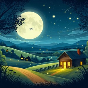 Relaxing Nature Noise in the Countryside at Night 16