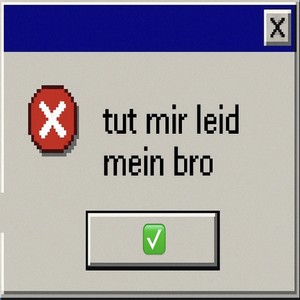 tut mir leid mein bro