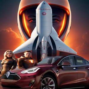 Elon Musk X Space X Tesla Going To Mars