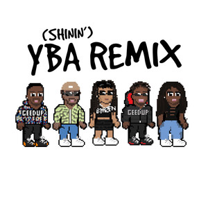 SHININ' (YBA Remix) [Feat. Brazen Barbie, DEVAURA, Jaecy, Raf Receipt] [Explicit]