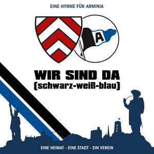 Wir sind da(schwarz-weiß-blau)