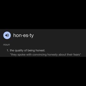 Honesty