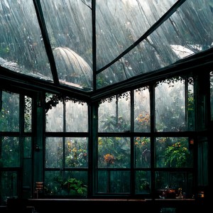 rain on conservatory roof