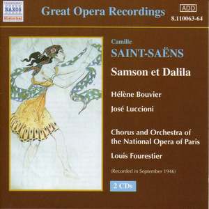 SAINT-SAENS: Samson et Dalila (Paris Opera) [1946]