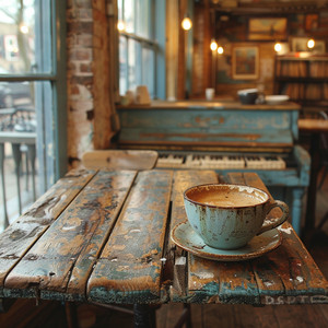 Bebida Temprana De La Melodía Del Jazz