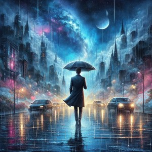 Walking in the Relaxing Rain, Background Rain Noise 4