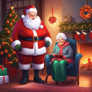 Grandma is hooking up with Santa on The App (feat. Johnny Claus) [Explicit]