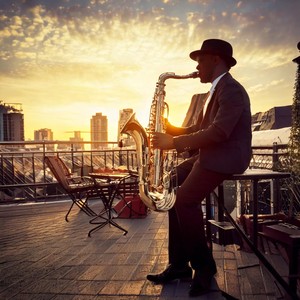 Rooftop Jazz Delights: Urban Music Scenes