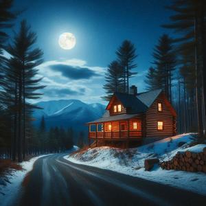 Moonlight On The Mountainside