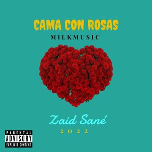 CAMA CON ROSAS