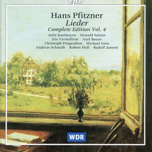 Pfitzner: Lieder (Complete Edition, Vol. 4)