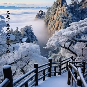 又是一年冬大雪埋了松