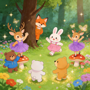 十二只小狐狸与星愿鹿妹妹-开心熊和快乐虎