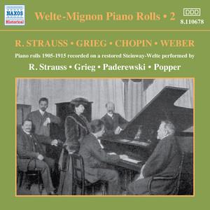 Welte-Mignon Piano Rolls, Vol. 2 (1905-1915)