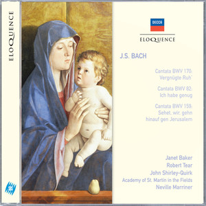 Bach, J.S,: Cantatas Nos.170, 82 & 159