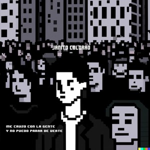 me cruzo con la gente y no puedo parar de verte