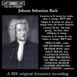 BACH, J.S.: Concerto in D Minor / Adagio in B Minor / Cantata No. 82 (Ardal, Genetay)