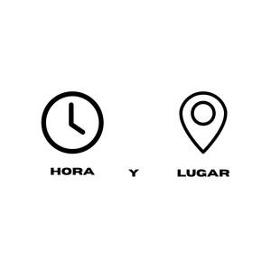Hora y lugar