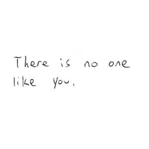 there is no one like you. (Explicit)