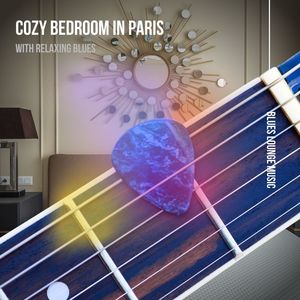 Cozy Bedroom in Paris with Relaxing Blues