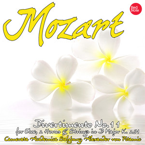 Mozart: Divertimento No. 11 for Oboe, 2 Horns & Strings in D Major, K. 251