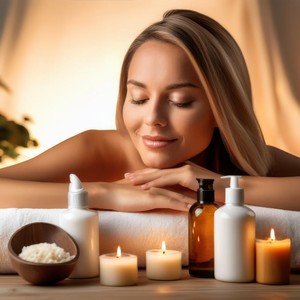 Un Toque Suave Sobre Una Superficie De Vinilo