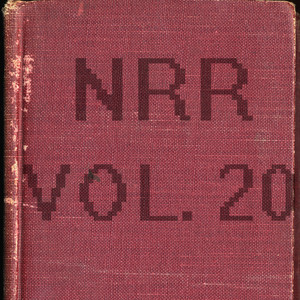 NRR, Vol. 20