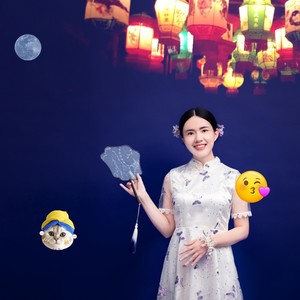 月夜赏花灯