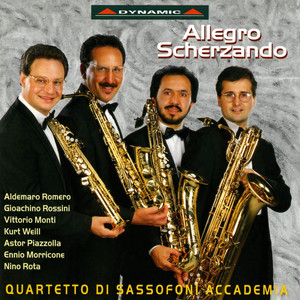 ALLEGRO SCHERZANDO: Music for Saxophone Quartet