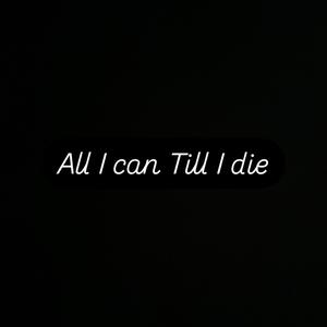 All I Can Till I Die (feat. Nokap4x)