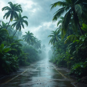 Tropical Rain for Relaxing Sleep