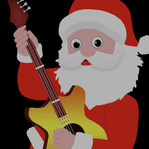 Rudolph bought Santa a guitar for Christmas