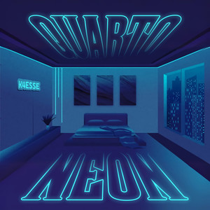 Quarto Neon Azul