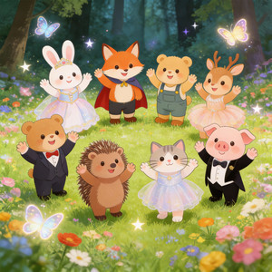 十二只小狐狸与金星小鹿-开心熊和快乐虎