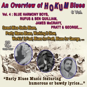 An Overview of Hokum Blues 6 Vol. - Vol. 4 : Blue Harmony Boys - Rufus & Ben Quilliam - James McCCraw - Pratt & George - Early blues musi (20 Titles - 1935-1937) [Explicit]