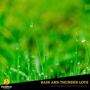 Rain and Thunder Love - Country Night Rains with Crickets and Insects, Vol. 4