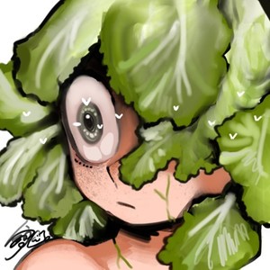 レタスのすがたに