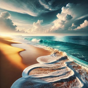 Ocean Waves and Seagulls