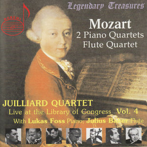 Legendary Treasures: Mozart: 2 Piano Quartets & Flute Quartet