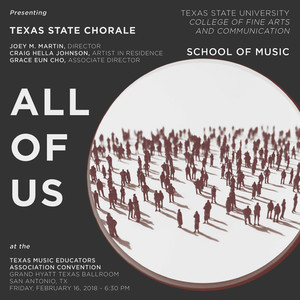 2018 Texas Music Educators Association (Tmea) : Texas State Chorale