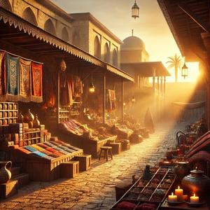 bazaar sunrise