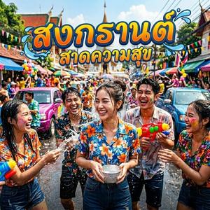 สงกรานต์สาดความสุข