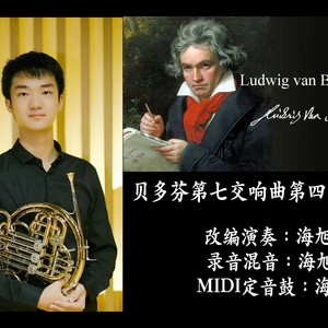 贝七四乐章片段单人多声部圆号重奏
