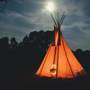 cozy tipi