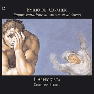 Rappresentatione di Anima, et di Corpo, Atto Terzo - Scena sesta (Consiglio, Anime dannate, s'apre l'Inferno, Intelletto, Anima, Corpo, e'l Cielo aperto)