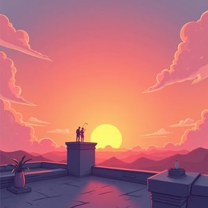 栖浪影 - 老街黄昏边