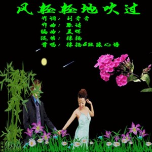 风轻轻地吹过