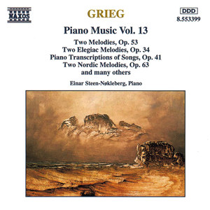 Grieg: Piano Transcriptions of Songs, Op. 41 / Nordic Melodies, Op. 63