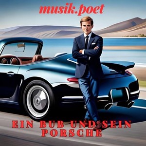 Ein Bub und sein Porsche