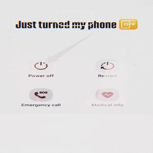 JUST TURNED MY PHONE OFF